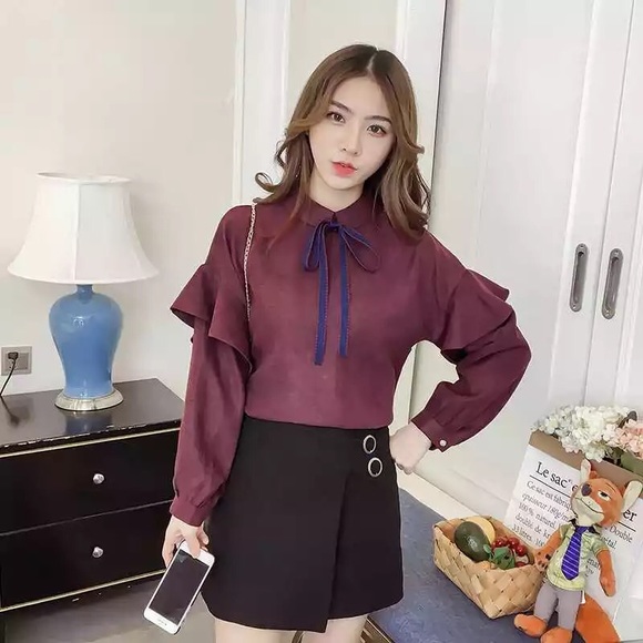 Nasna Japanese Style Rosy Top - Picture 4 of 4